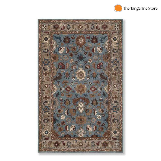 Handcrafted Rug/Carpet | Pure Wool | Hand Tufted | High Pile | High Density | Yarn Dyed-0
