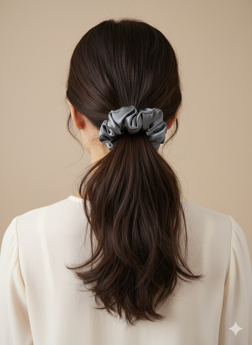 Kuhuki's Handmade Anti-Breakage Satin Scrunchie