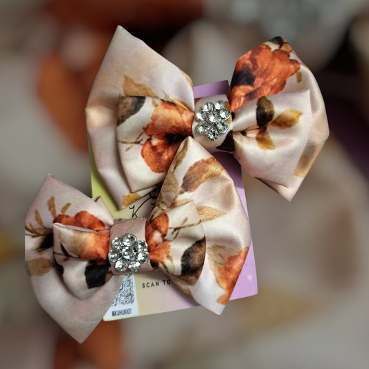 Handmade Satin Hair Bows
