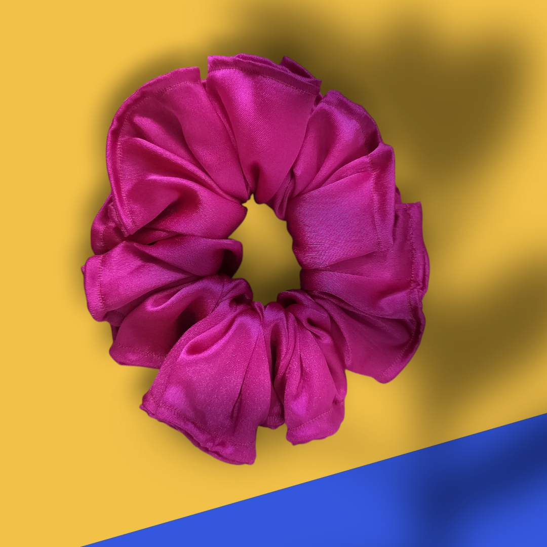 Handmade Anti-Breakage Satin Scrunchie – Premium Hair Accessory for Women and Girls